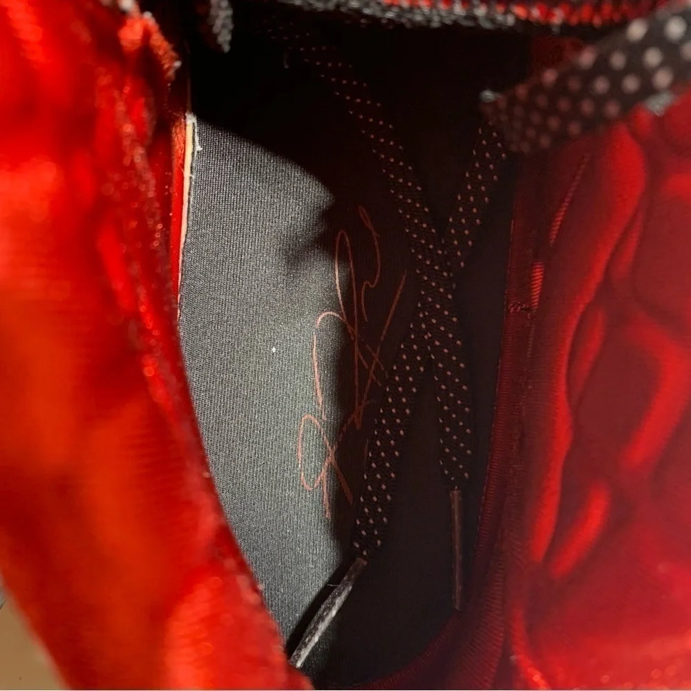 Adidas Derrick Rose Black and Red High-Top Sneakers - Picture 9 of 10